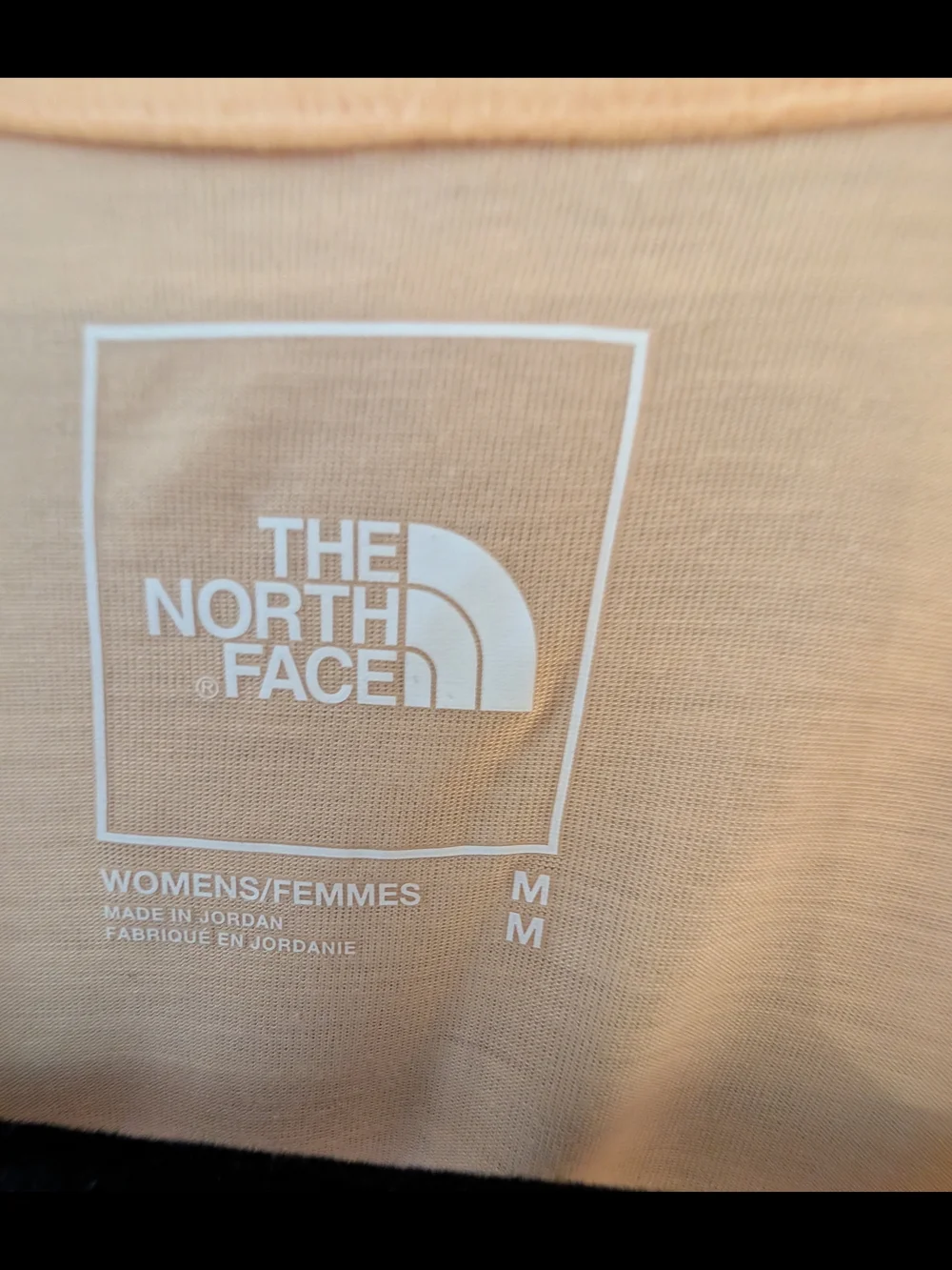 The North Face Women's Short Sleeve Crew T-Shirt in Light Peach - Picture 2 of 4
